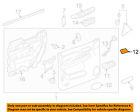 25897913 Gm Door-handle Cover Front Oem