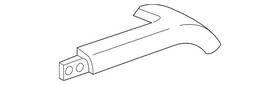95015702 Gm Genuine Parts Jet Black Driver Side Door Pull Handle
