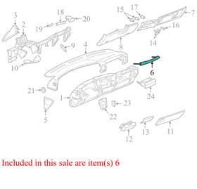 15170318 Gmc 15170311 2002-2006 Yukon 1500 Interior Dash Grab Bar Used Oem 15170318 Gmc 15170311 2002-2006 Yukon 1500 Interior Dash Grab Bar Used Oem