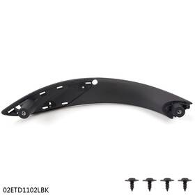 E-02etd1102lbk Grandorange Fits Bmw F30 F35 Car Inner Front Left Door Panel Handle Pull Trim Cover Black