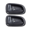 Gsnd-0193955621 Autex Black Interior Door Handles Front Rear Left 689739834065