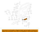 25705255 Handle 00-05 Door Oem Gm Cadillac Deville-interior Left