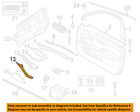 51417225856 Handle 528i Door-pull Bmw Front Oem 11-14