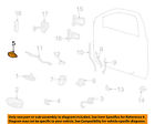 Yf1z5421819aa Handle Left Ford Oem-interior Door