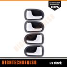Hd812353801 Hightechdeals Inner Chrome Gray Door Handle Left Right Side Set