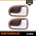 Hd817716801 Hightechdeals Brown Door Handle Inside Front Rear Passenger Set Of