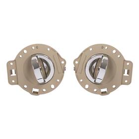 Bsap000004798 Hesaca Fits Jeep Commander 06-2010 Interior Door Handles Left Right Side Silvery And Tan