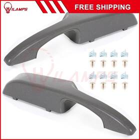 12266983 Hilamps Pair Set Left &right Door Pull Handle Armrest Fits 03-19 Chevy Express Gmc Savan