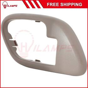 12267048 Hilamps Tan Interior Door Handle Bezel Trim Cover Front Or Rear Left Driver Side