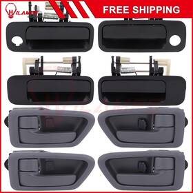12296041 Hilamps For 97-01 Toyota Camry Right Left Front Rear 8x Exterior And Interior Door Handle