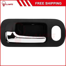 12296110 Hilamps For 2001-2005 Honda Civic Sedan 4dr Lh Front Inside Door Handle Black Chrome