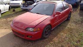 125-58498l Honda Driver Left Front Window Regulator Coupe Electric Fits 93-95 Civic 219471