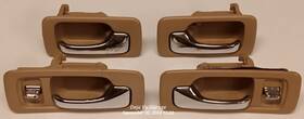 12744708 Honda Accord Cb7 90-93 4 Door Inner Inside Interior Handle Set Beige Oem