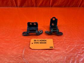 67910-tx4-h02zz Honda 06-11 Civic 4d Sedan - Passenger Right Rear Door Hinge Set Upper Lower Oem 203