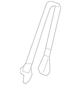 82261-shj-a01zd Honda Genuine Strap Rear Seat-back G64l Olive