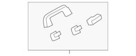 83240-sna-a01zu Honda Genuine Grab Rail Assembly Yr416l Max Ivory