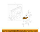83541tk6023za Honda Oem Fit Base 12-13 Front Door-handle