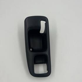 S03-r Honda 96-00 Civic Coupe 2dr Right Passenger Inside Door Handle Bezel Dark Gray