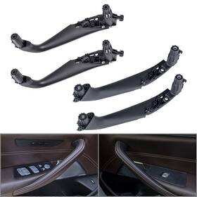 Hukyu 550737881170 4x Black Car Interior Door Inside Handle Replacement For Bmw 5series G30 G31 G38