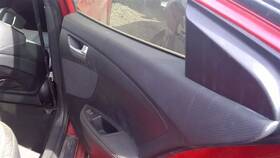 205.hy1w13 Hyundai Veloster 2013 Passenger Rear Door Interior Trim Panel 2513305