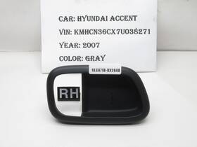 82621-1e001 Hyundai 2006-2011 Accent Front Right Door Inner Handle Bezel Oem 82621-1e001 Hyundai 2006-2011 Accent Front Right Door Inner Handle Bezel Oem