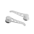 Idh-2024 Lokar Lakester Chromed Steel Door Handles Gm Pair 847087014038