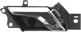 13450240 Inside Interior Door Handle Black And Chrome Driver Side For 2008 2009 Saturn P2