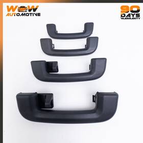 Fk7231406ad8pvj Jaguar 16-24 Xf X260 Front And Rear Interior Roof Black Grab Handle Set Of 4 Oem