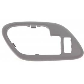 Karparts360 197238306049 For Gmc Yukon Door Handle Trim 1995-2000 Driver Side Front Gray With Lock Hole