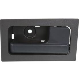 Karparts360 197238724614 For 2009-2014 Ford F150 Interior Door Handle Passenger Side Gray Bezel