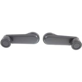 8076001g2 Karparts360 197301536977 For Nissan Pickup Window Crank 1995 1996 1997 Pair Front Set Of 2 Gray