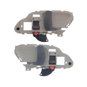Karparts360 197951349620 For Chevy C3500 1995-2000 Interior Door Handle Passenger And Driver Side Pair