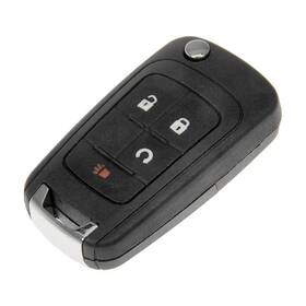 Alx-pau-mm-92060-cl360a50 Karparts360 For Gmc Terrain 2010-2017 Keyless Remote Case Repair Black 4 Buttons 20873622
