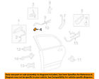 826102g000w9 Kia Door Oem Handle 06-08 Left Optima-interior