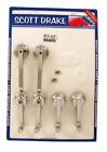Kit-dh-4 Scott Drake Door Handle Window Crank Kit Late