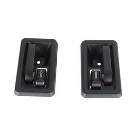 Law170904 Labwork Interior Left And Right Door Handles For 1987-2004 Jeep Wrangler Black 2pc