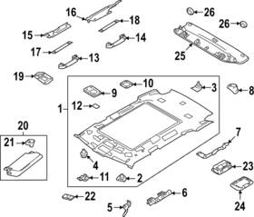 Lr176262 Land-rover Genuine Front Cover