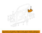 10439378 Left Oem- Handle Door Gm