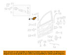 15287584 Left Ion-interior Gm Door 03-07 Handle Oem Saturn