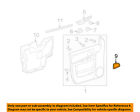 15844059 Left Bezel Gm Door-handle Front Oem