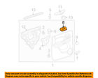15939076 Left Door Handle Gm Oem-interior