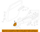 Mr987497xa Left Galant-interior Handle 04-06 Door Mitsubishi Oem