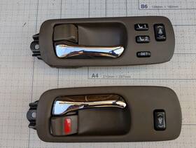 Lexus 95-00 Ls400 Front Left Driver Side Interior Inner Door Handle Brown Oem