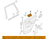Lr002715 Land Rover Oem Inside Door Handle Left