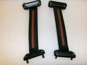673015355 Maserati Mc20 Interior Black And Tan Leather Door Pull Handles Lh&rh