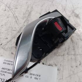 712.mz1816 Mazda Cx-9 Door Handle Left Driver Rear Interior Inside 2016 2017 2018