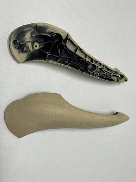 1707270280 Mercedes-benz 97-04 R170 Slk230 Slk320 Right Passenger Door Pull Handle Beige Oem