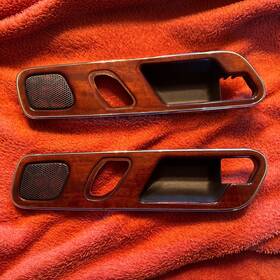 1707600462 Mercedes-benz 96-04 Slk320 Slk230 R170 Door Handle Trim Left And Right Wood Veneer