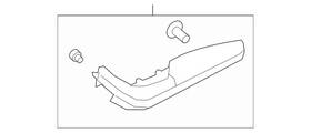 Mercedes-benz 213-720-57-00-8r79 Genuine Mercedes-benz Armrest