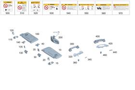 214-815-20-00 Mercedes-benz Genuine Console